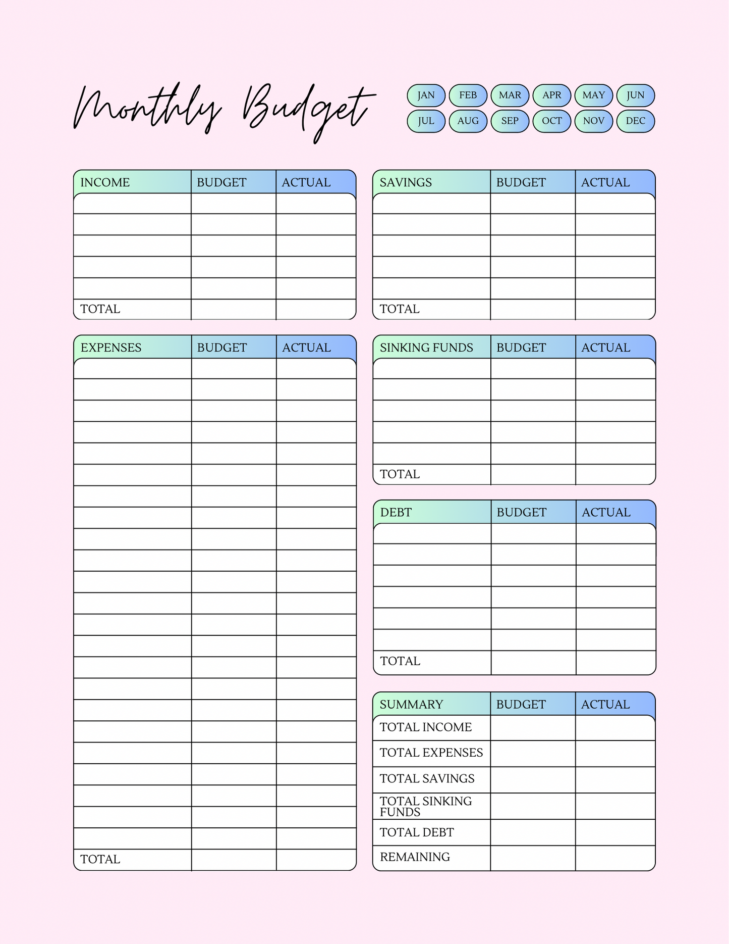 Budget Planner